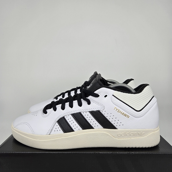 New adidas Tyshawn Mid 'Core Black Cloud White' JQ1134 Men's Shoes Size 10 - Picture 1 of 8